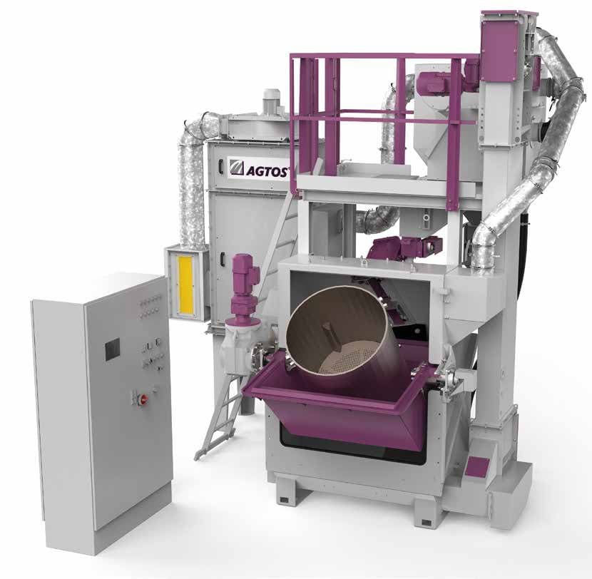 Drum blast machine